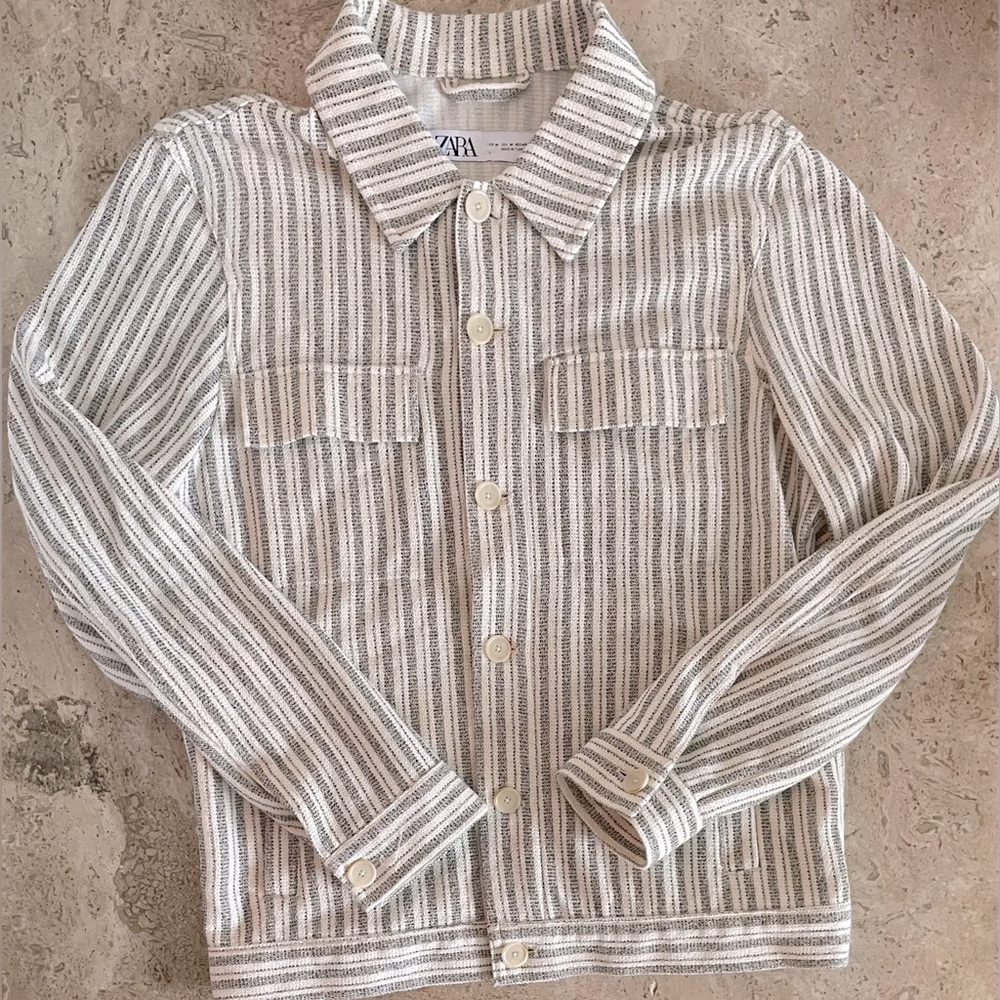 🍁50% Off Rdy 4 Fall Sale ZARA Lightweight Button Up Cotton Jacket